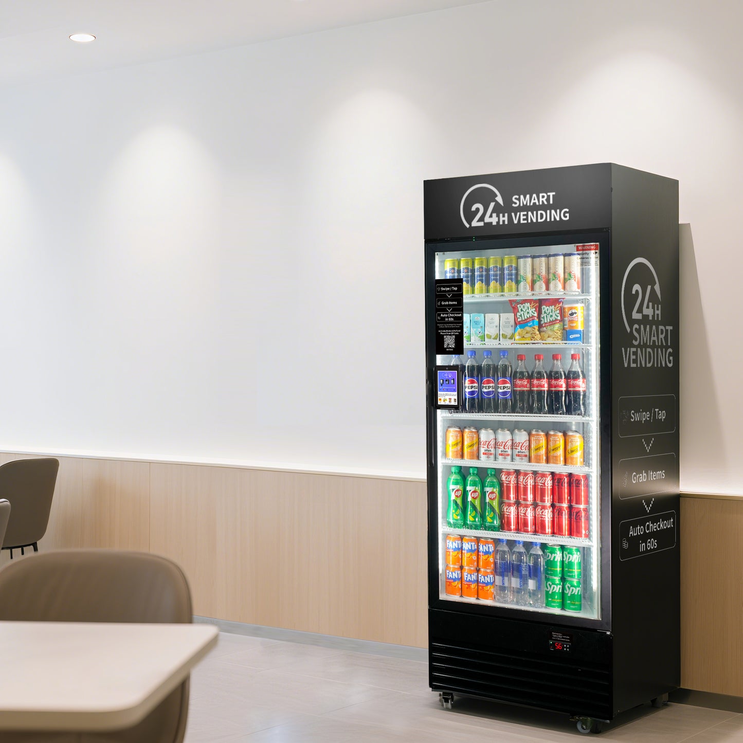 HAHA AI Vending Cooler Plus - US440CT