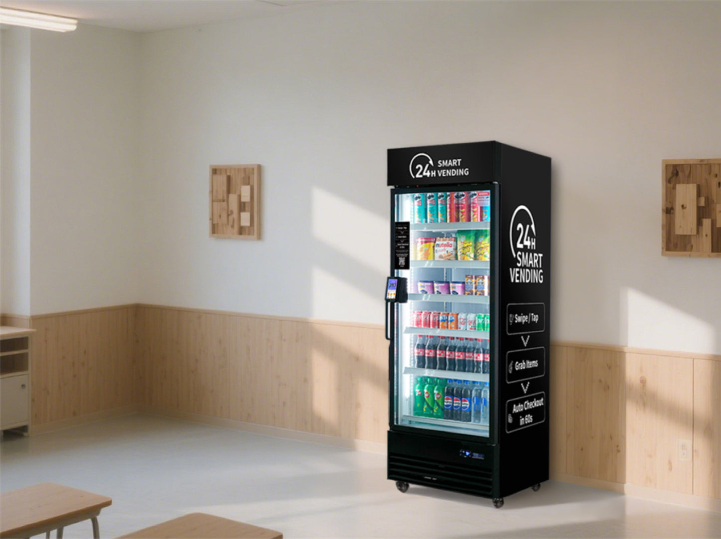 HAHA AI Vending Cooler Pro - US542CT